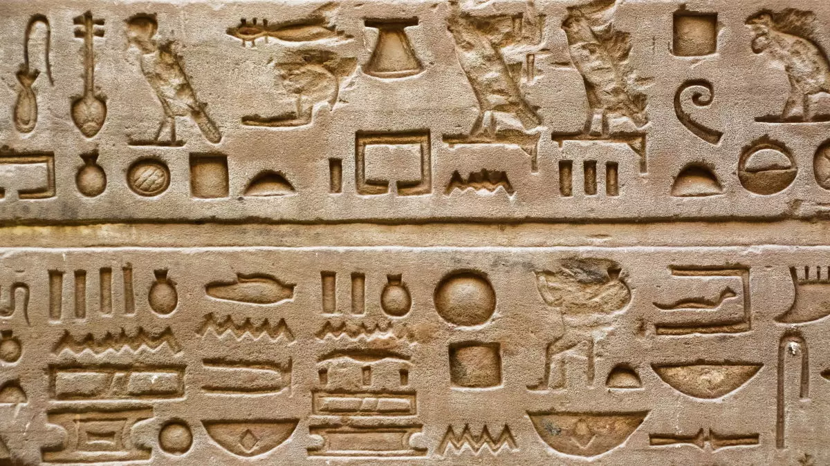 Speaking in hieroglyphics